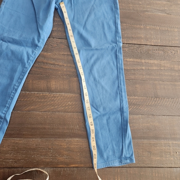 Adriano Goldschmied Pants Womens Sz 29 Blue The Farah Skinny Crop - Picture 5 of 5